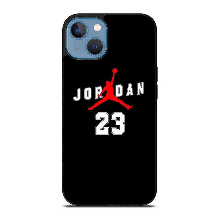 AIR JORDAN BLACK iPhone 13 Case Cover