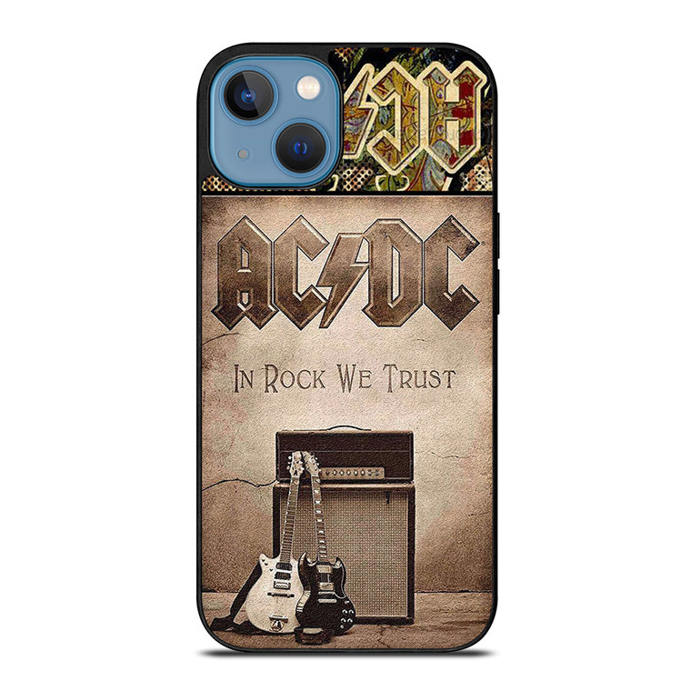 ACDC ROCK WE TRUST iPhone 13 Case Cover
