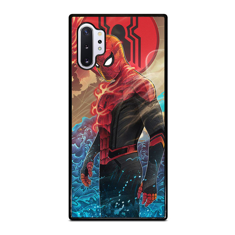 SPIDERMAN FLAME Samsung Galaxy Note 10 Plus Case Cover