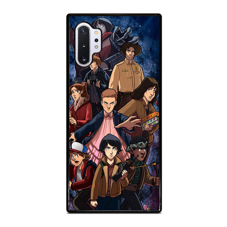STRANGER THINGS CHARACTERS 1 Samsung Galaxy Note 10 Plus Case Cover STRANGER THINGS CHARACTERS 1 Samsung Galaxy Note 10 Plus Case Cover
