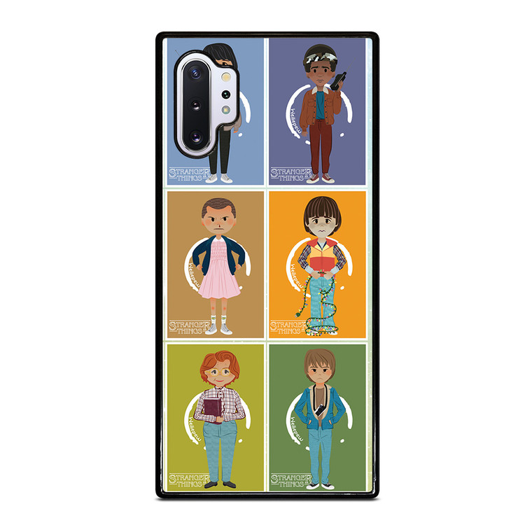 STRANGER THINGS CHARACTERS 3 Samsung Galaxy Note 10 Plus Case Cover STRANGER THINGS CHARACTERS 3 Samsung Galaxy Note 10 Plus Case Cover