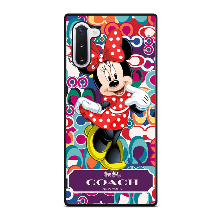 COACH MINNIE LOGO Samsung Galaxy Note 10 Case Cover