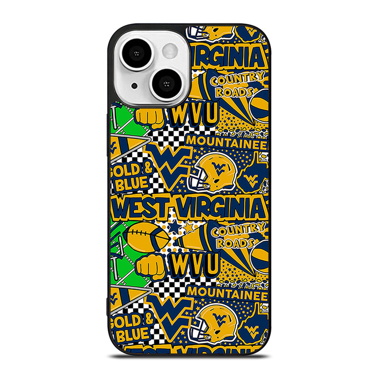 WEST VIRGINIA MOUNTAINEERS COLLAGE iPhone 13 Mini Case Cover