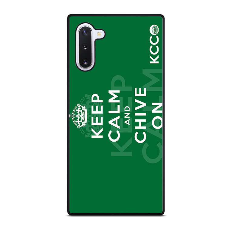 KEEP CALM AND CHIVE ON 2 Samsung Galaxy Note 10 Case Cover