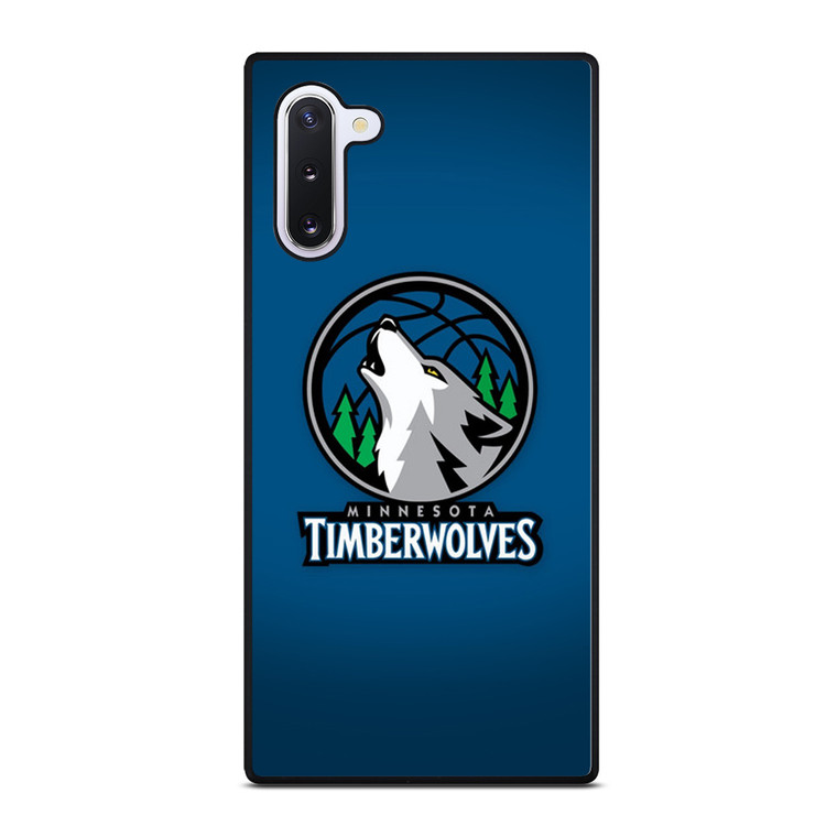MINNESOTA TIMBERWOLVES LOGO BASKETBALL Samsung Galaxy Note 10 Case Cover