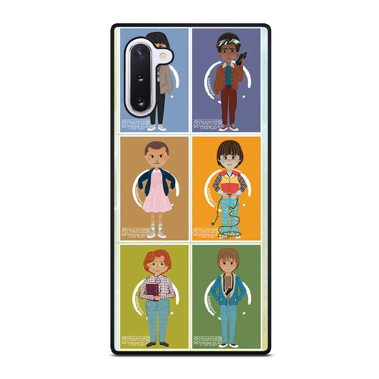 STRANGER THINGS CHARACTERS 3 Samsung Galaxy Note 10 Case Cover STRANGER THINGS CHARACTERS 3 Samsung Galaxy Note 10 Case Cover