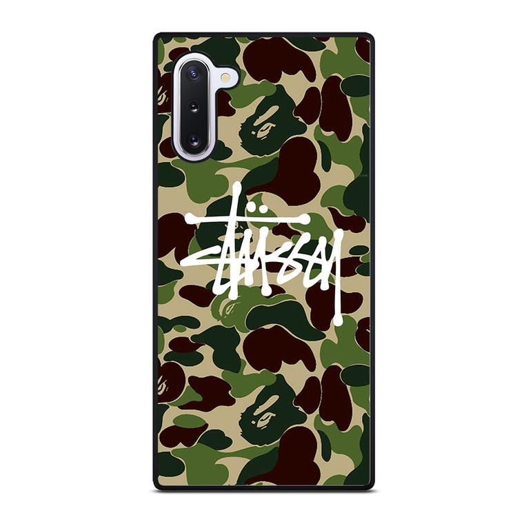 STUSSY BAPE CAMO Samsung Galaxy Note 10 Case Cover