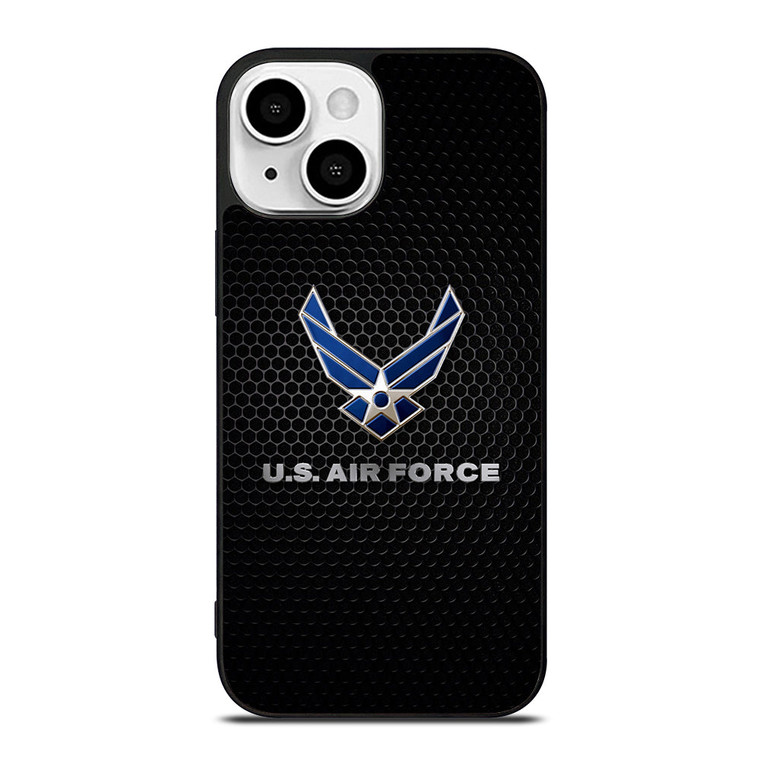 US AIR FORCE METAL LOGO iPhone 13 Mini Case Cover