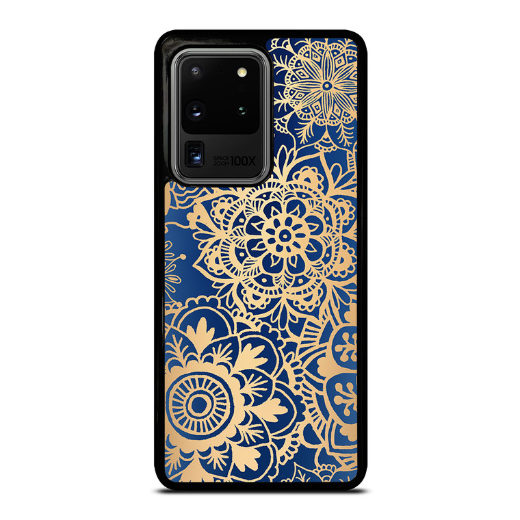 MANDALA BLUE PATTERN Samsung Galaxy S20 Ultra Case Cover MANDALA BLUE PATTERN Samsung Galaxy S20 Ultra Case Cover