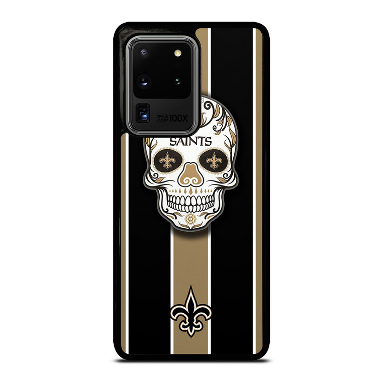 NEW ORLEANS SAINTS SKULL Samsung Galaxy S20 Ultra Case Cover NEW ORLEANS SAINTS SKULL Samsung Galaxy S20 Ultra Case Cover