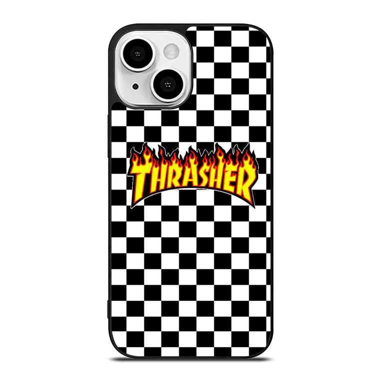 THRASER BLACK WHITE iPhone 13 Mini Case Cover