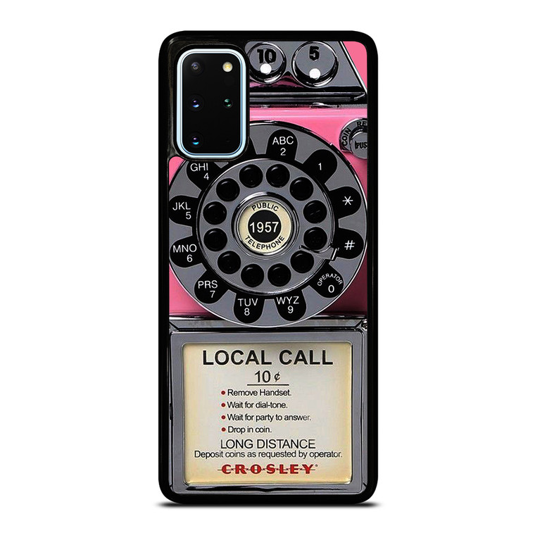 VINTAGE RETRO PAYPHONE PINK Samsung Galaxy S20 Plus Case Cover