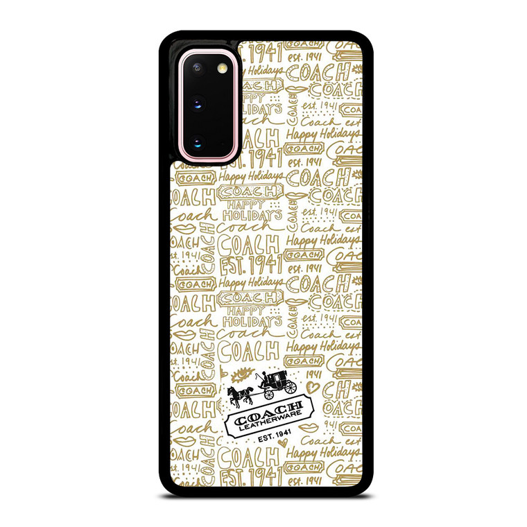 COACH ART LOGO Samsung Galaxy S20 Case Cover