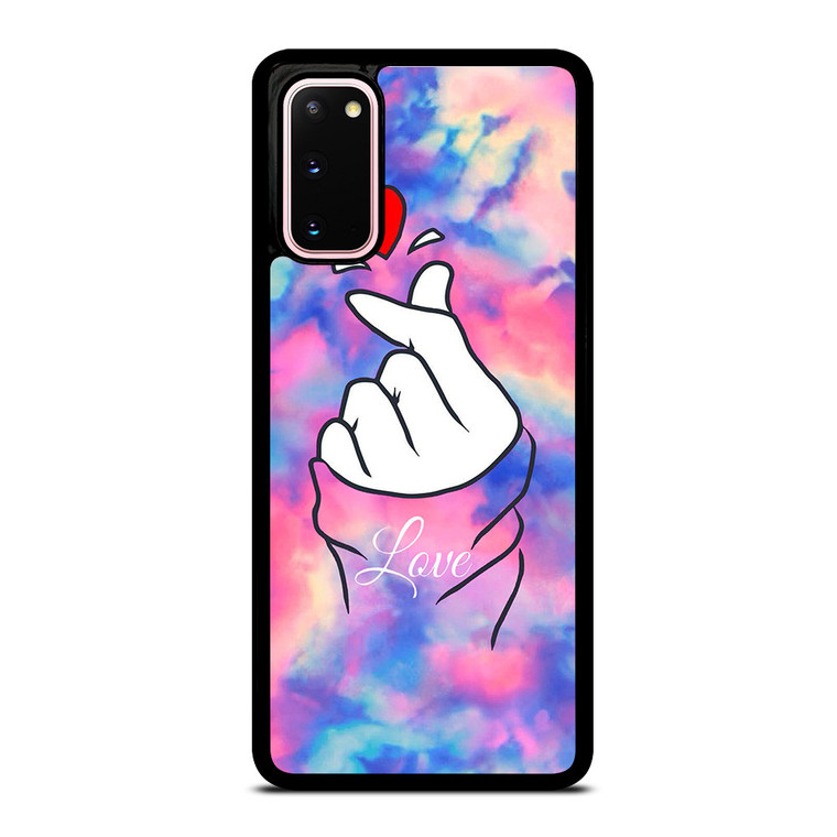CUTE HEART FINGER MARBLE Samsung Galaxy S20 Case Cover CUTE HEART FINGER MARBLE Samsung Galaxy S20 Case Cover