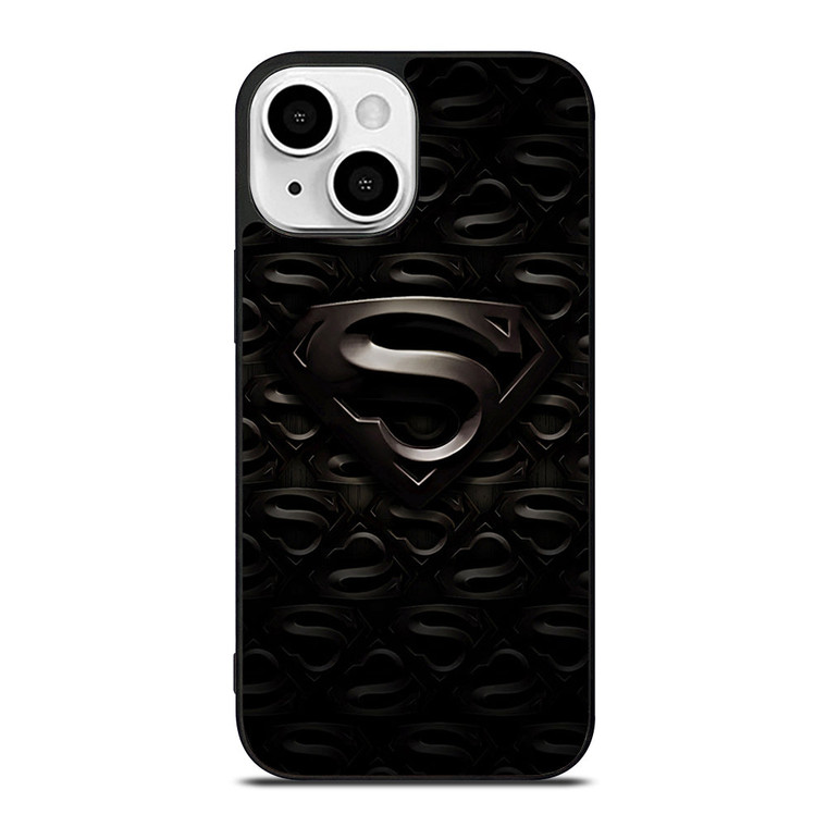 SUPERMAN BLACK LOGO iPhone 13 Mini Case Cover