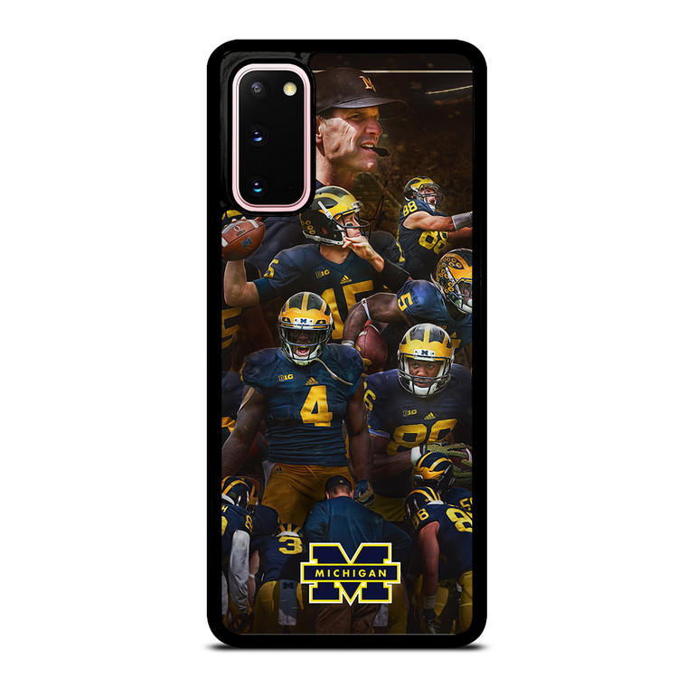 MICHIGAN WOLVERINES SQUAD Samsung Galaxy S20 Case Cover MICHIGAN WOLVERINES SQUAD Samsung Galaxy S20 Case Cover