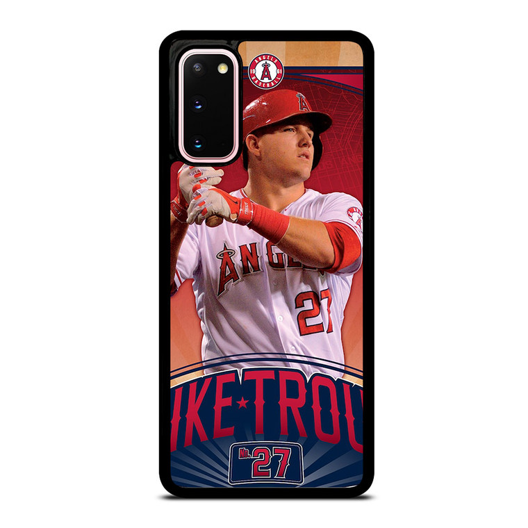 MIKE TROUT LOS ANGELES ANGELS 27 Samsung Galaxy S20 Case Cover