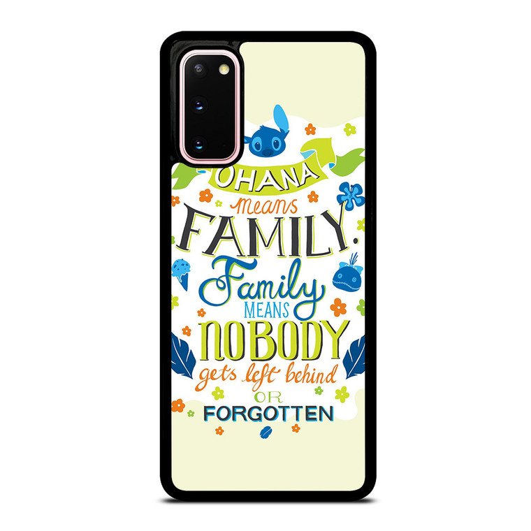 OHANA MEANS FAMILY Samsung Galaxy S20 Case Cover