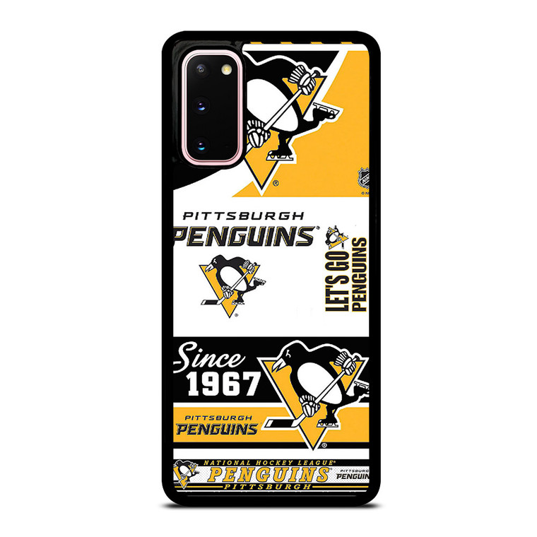 PITTSBURGH PENGUINS LOGO COLLAGE Samsung Galaxy S20 Case Cover
