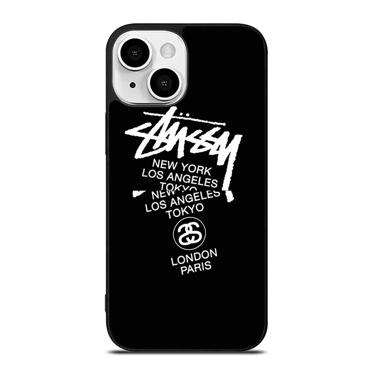 STUSSY METROPOLITAN iPhone 13 Mini Case Cover