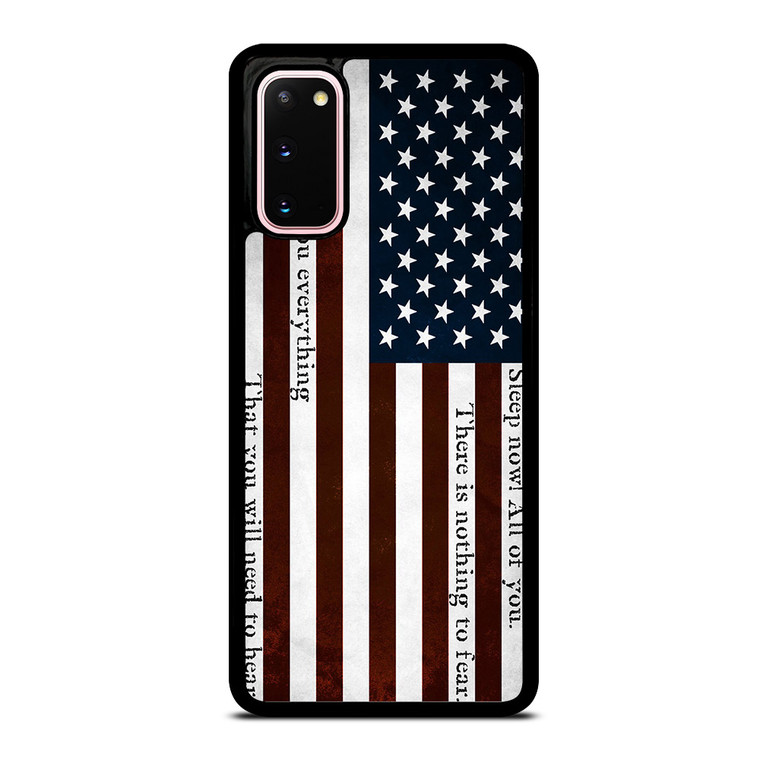 USA RED QUOTES Samsung Galaxy S20 Case Cover
