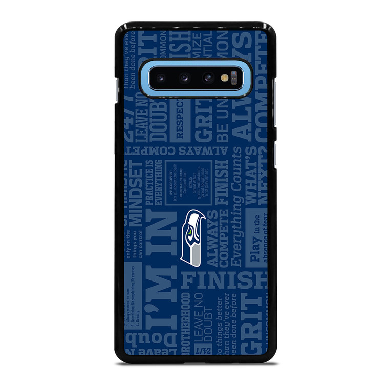 SEATTLE SEAHAWKS MANTRA Samsung Galaxy S10 Plus Case Cover