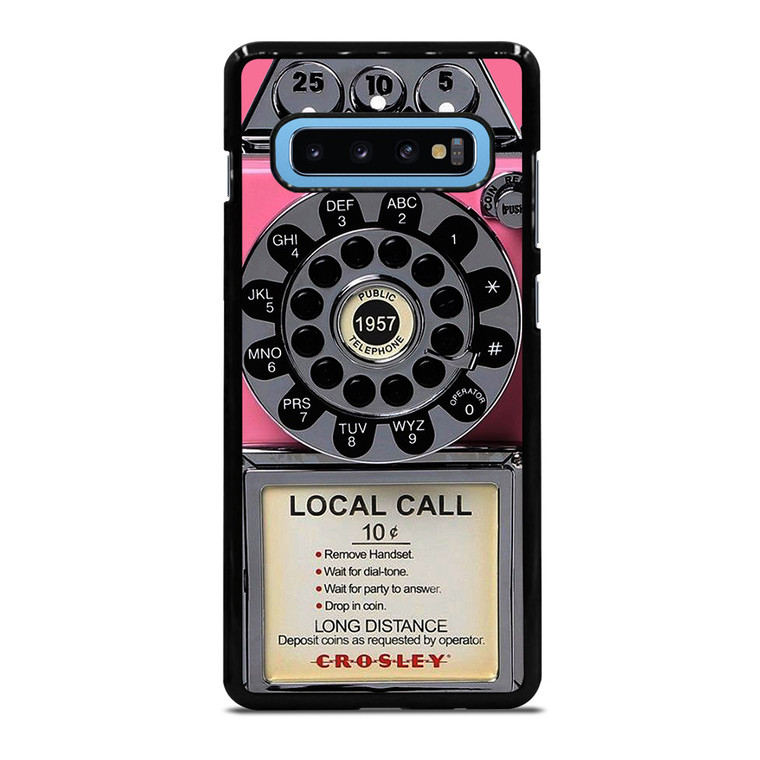 VINTAGE RETRO PAYPHONE PINK Samsung Galaxy S10 Plus Case Cover VINTAGE RETRO PAYPHONE PINK Samsung Galaxy S10 Plus Case Cover
