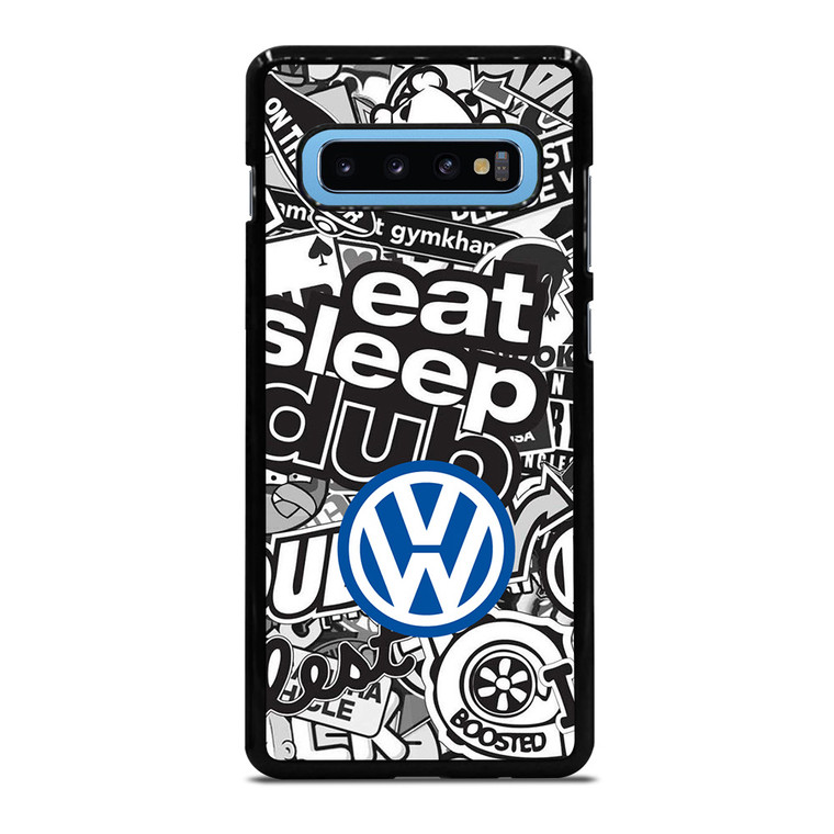 VW STICKER BOMB Samsung Galaxy S10 Plus Case Cover