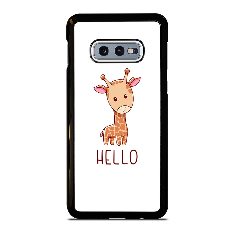 GIRAFFE HELLO Samsung Galaxy S10e Case Cover GIRAFFE HELLO Samsung Galaxy S10e Case Cover