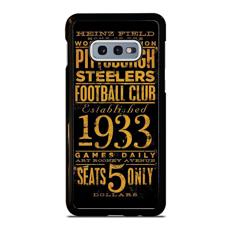 PITTSBURGH STEELERS 1933 FANS Samsung Galaxy S10e Case Cover PITTSBURGH STEELERS 1933 FANS Samsung Galaxy S10e Case Cover