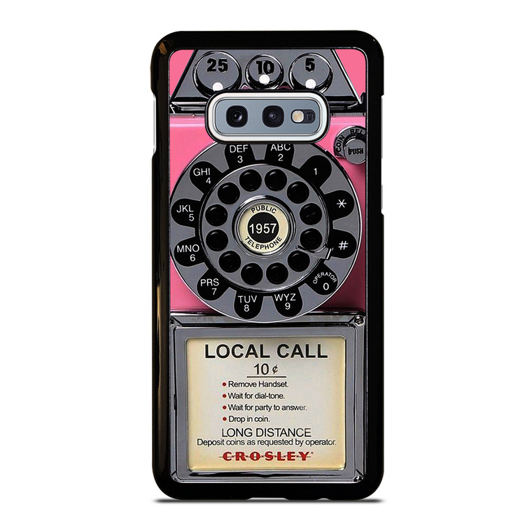 VINTAGE RETRO PAYPHONE PINK Samsung Galaxy S10e Case Cover