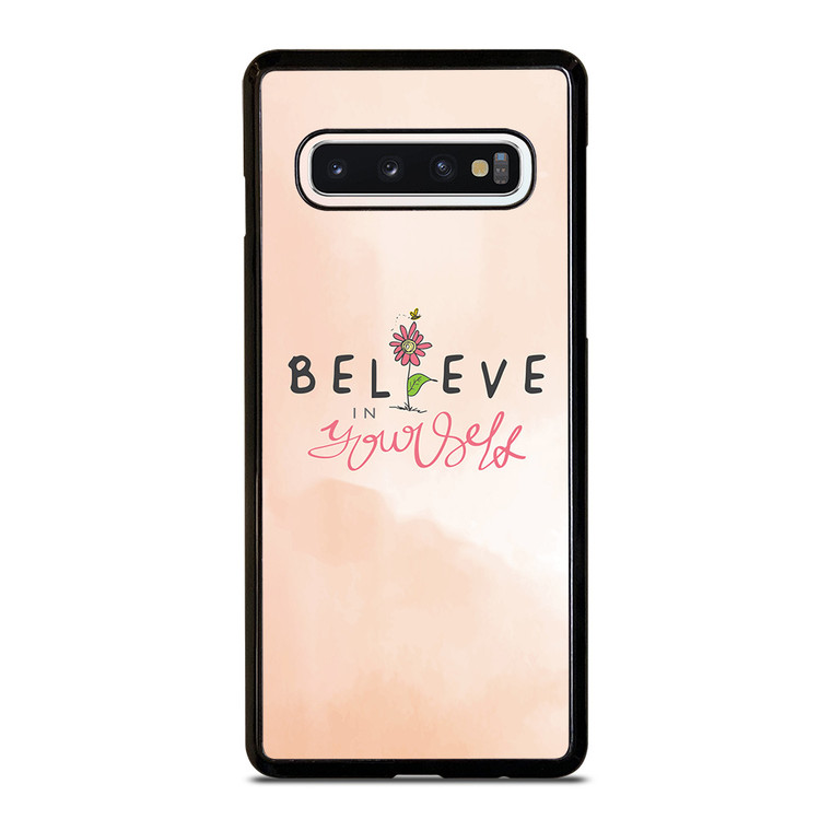 BELIEVE IN YOURSELF PINK Samsung Galaxy S10 Case Cover