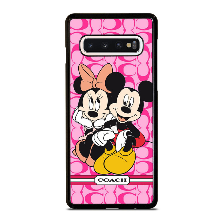 COACH MICKEY MINNIE Samsung Galaxy S10 Case Cover