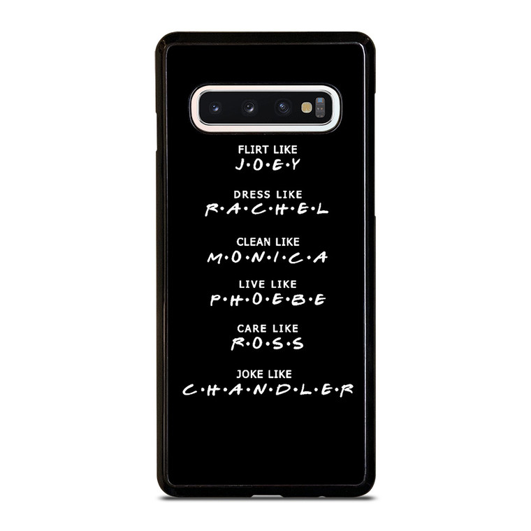 FRIENDS TV SERIES QUOTES Samsung Galaxy S10 Case Cover