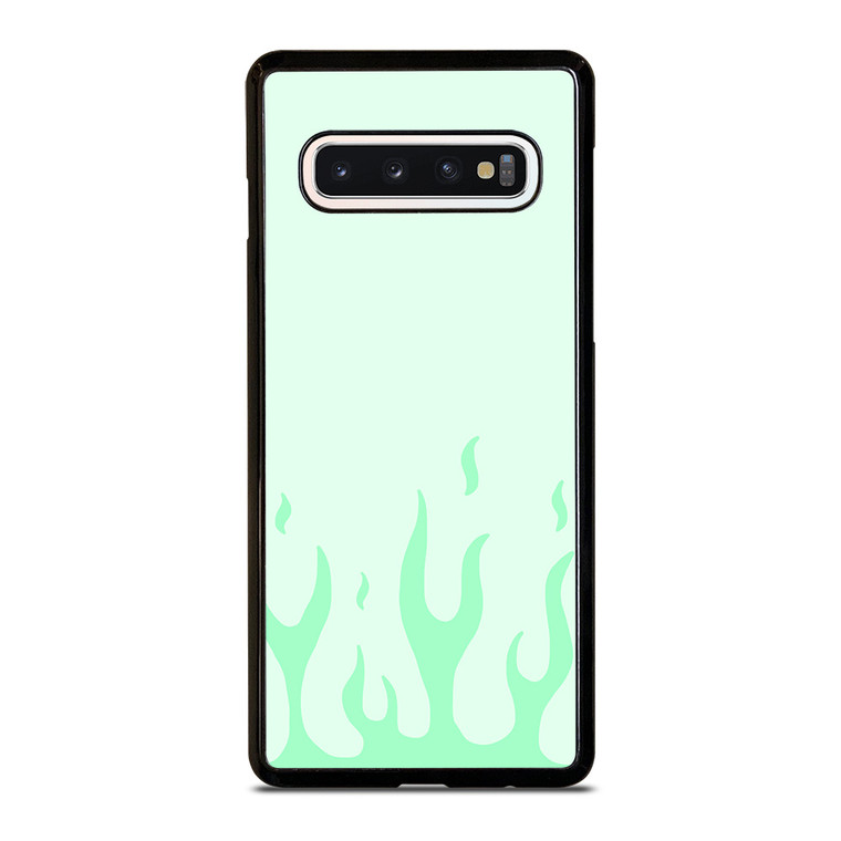 GREEN FLAME Samsung Galaxy S10 Case Cover