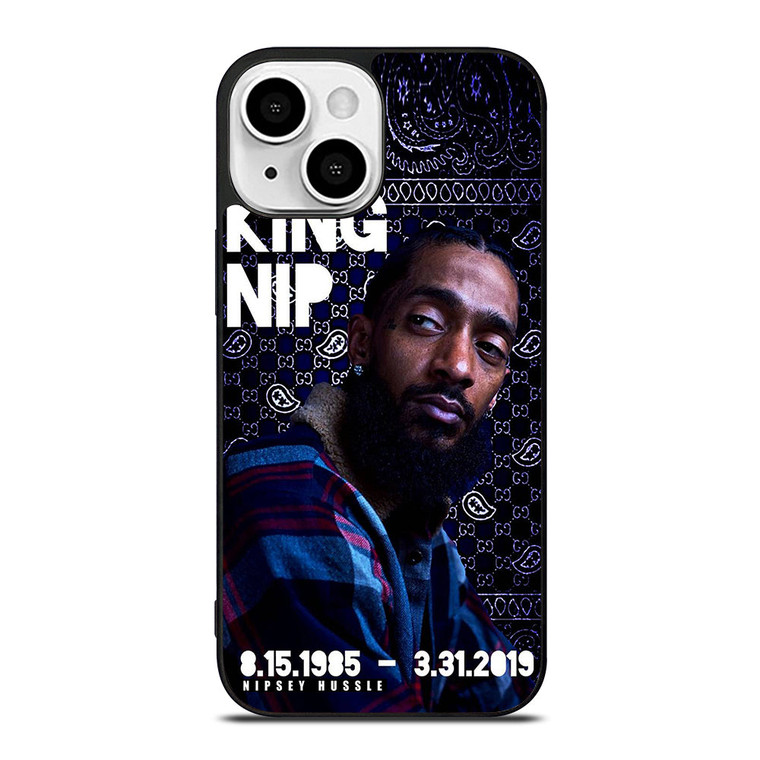 NIPSEY HUSSLE KING NIP iPhone 13 Mini Case Cover