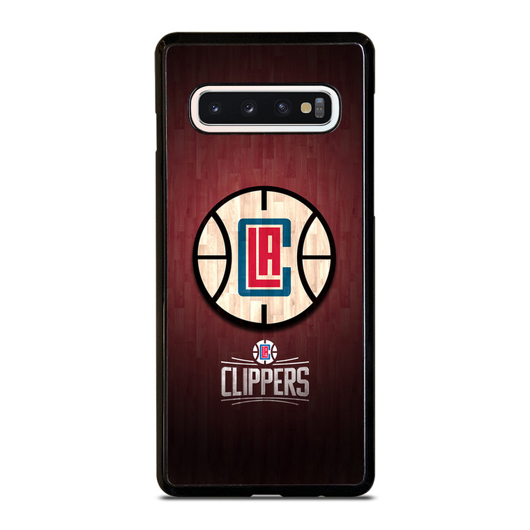 LOS ANGELES CLIPPERS WOODEN LOGO Samsung Galaxy S10 Case Cover