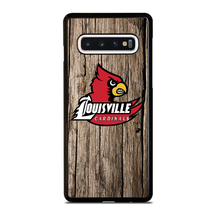LOUISVILLE CARDINALS WOODEN Samsung Galaxy S10 Case Cover