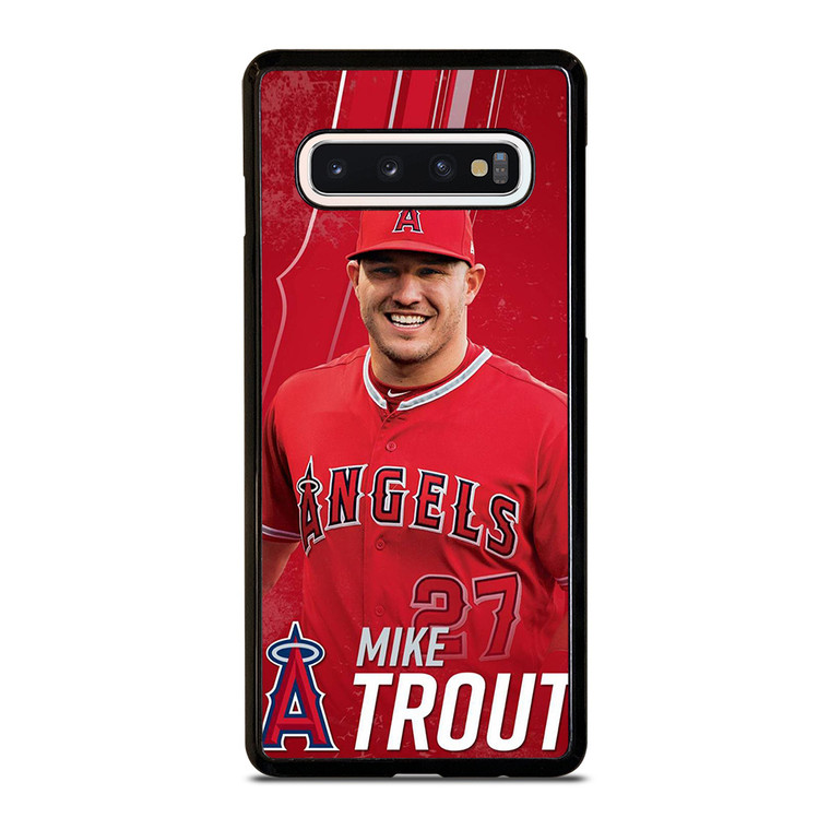 MIKE TROUT 27 LOS ANGELES ANGELS Samsung Galaxy S10 Case Cover
