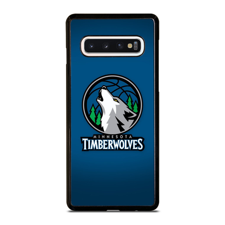 MINNESOTA TIMBERWOLVES LOGO BASKETBALL Samsung Galaxy S10 Case Cover