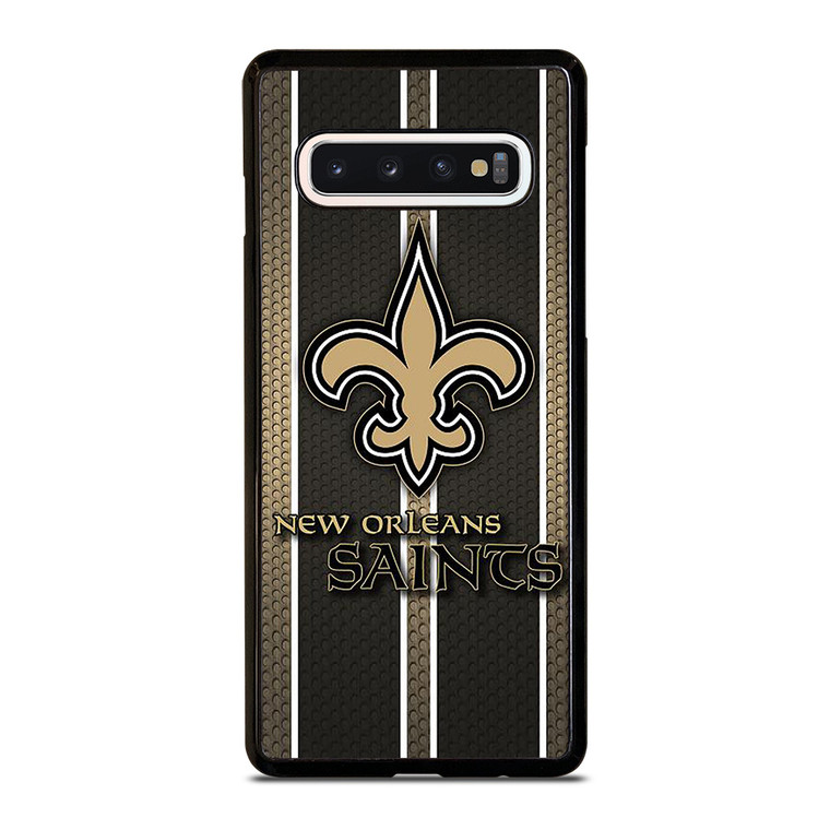 NEW ORLEANS SAINTS STRIPE Samsung Galaxy S10 Case Cover