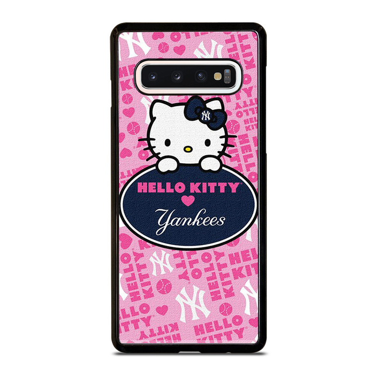NEW YORK YANKEES HELLO KITTY 2 Samsung Galaxy S10 Case Cover
