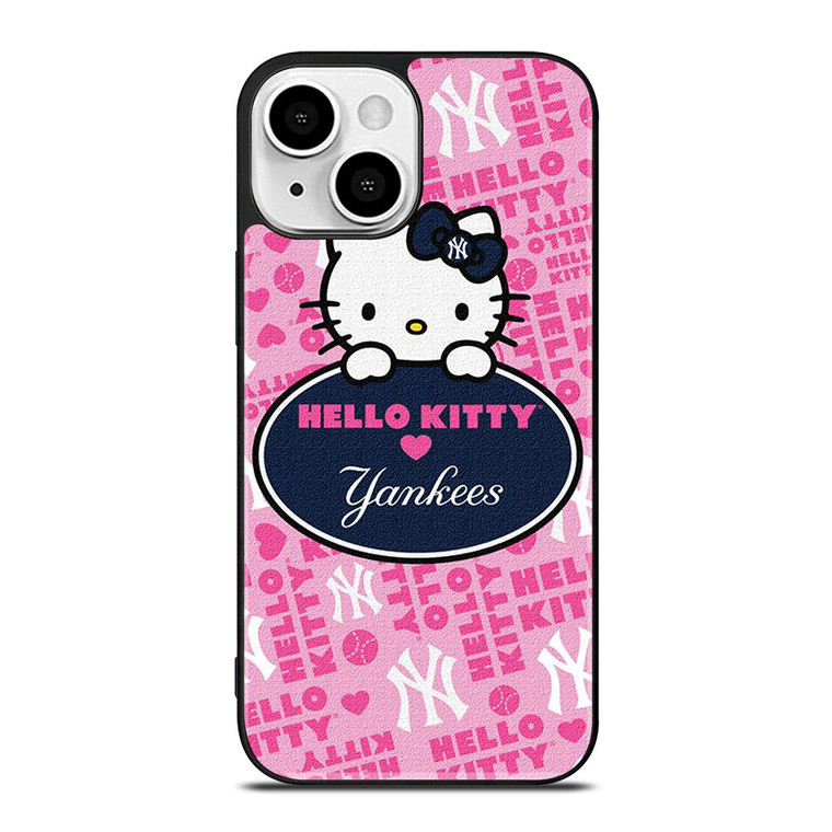 NEW YORK YANKEES HELLO KITTY 2 iPhone 13 Mini Case Cover