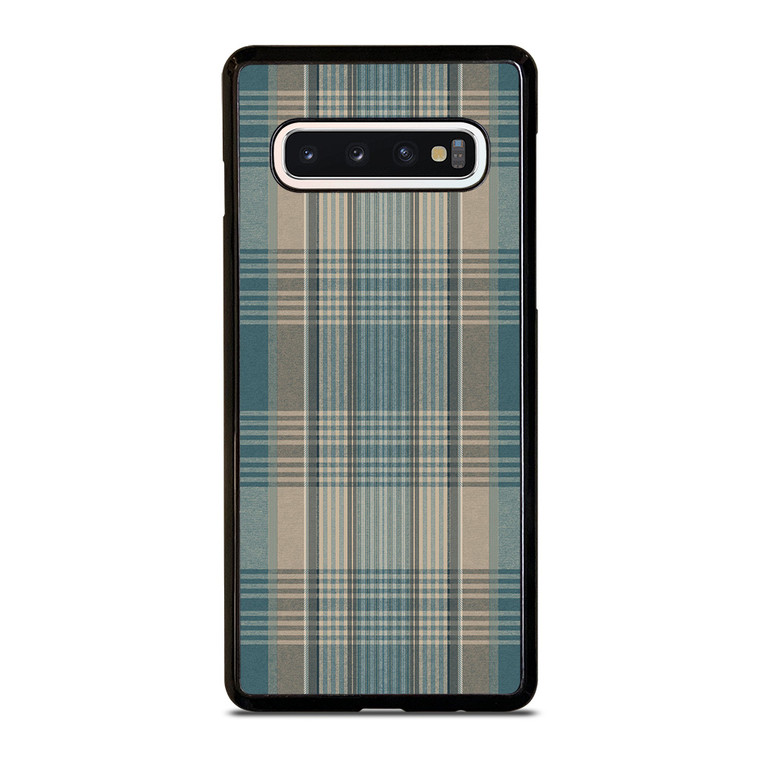 PLAID GREY Samsung Galaxy S10 Case Cover