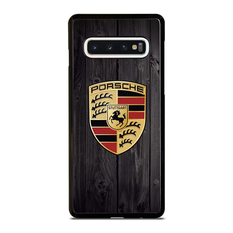 PORSCHE WOODEN Samsung Galaxy S10 Case Cover