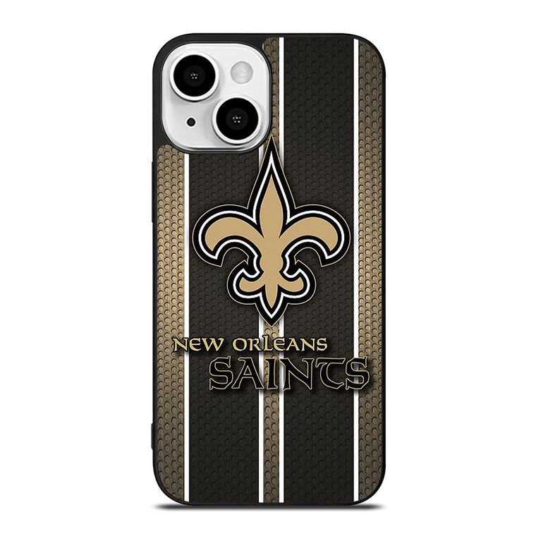 NEW ORLEANS SAINTS STRIPE iPhone 13 Mini Case Cover