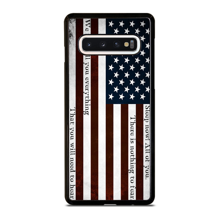 USA RED QUOTES Samsung Galaxy S10 Case Cover