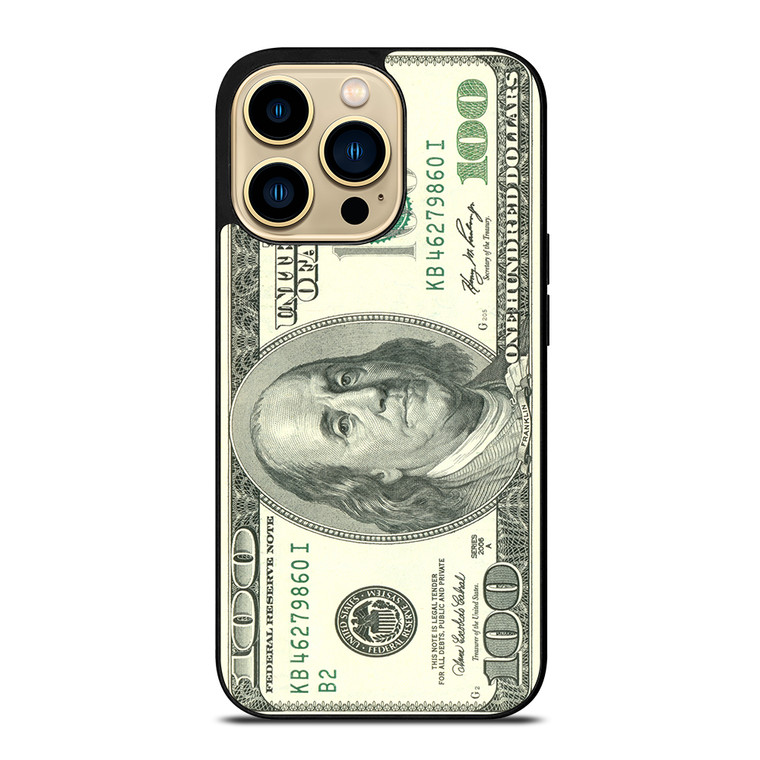 $100 DOLLAR BILL MONEY iPhone 14 Pro Max Case Cover