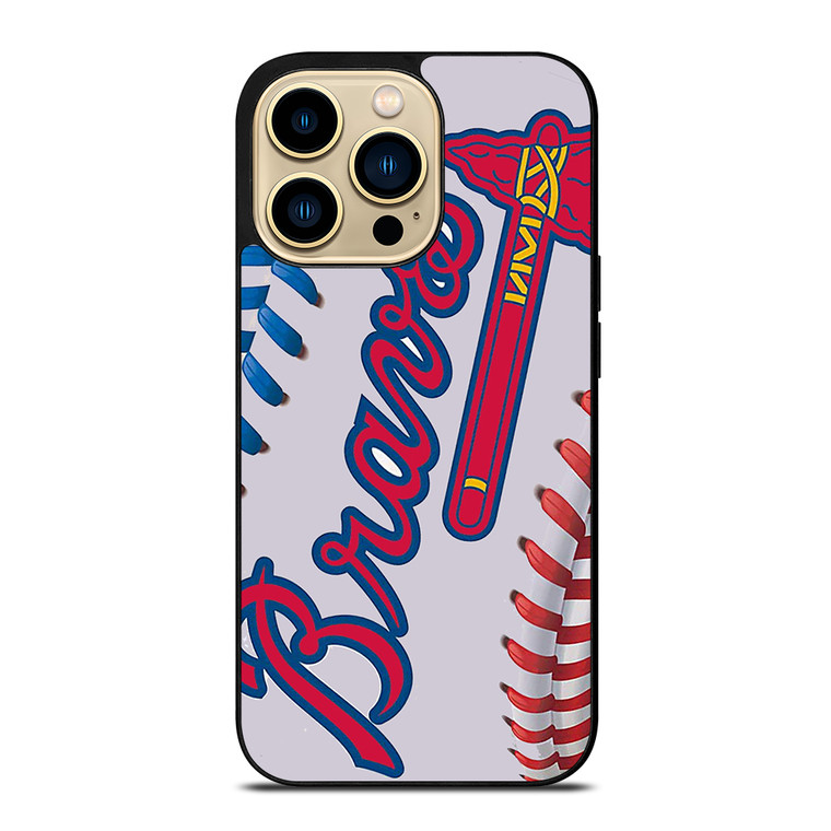 ATLANTA BRAVES BALL LOGO iPhone 14 Pro Max Case Cover