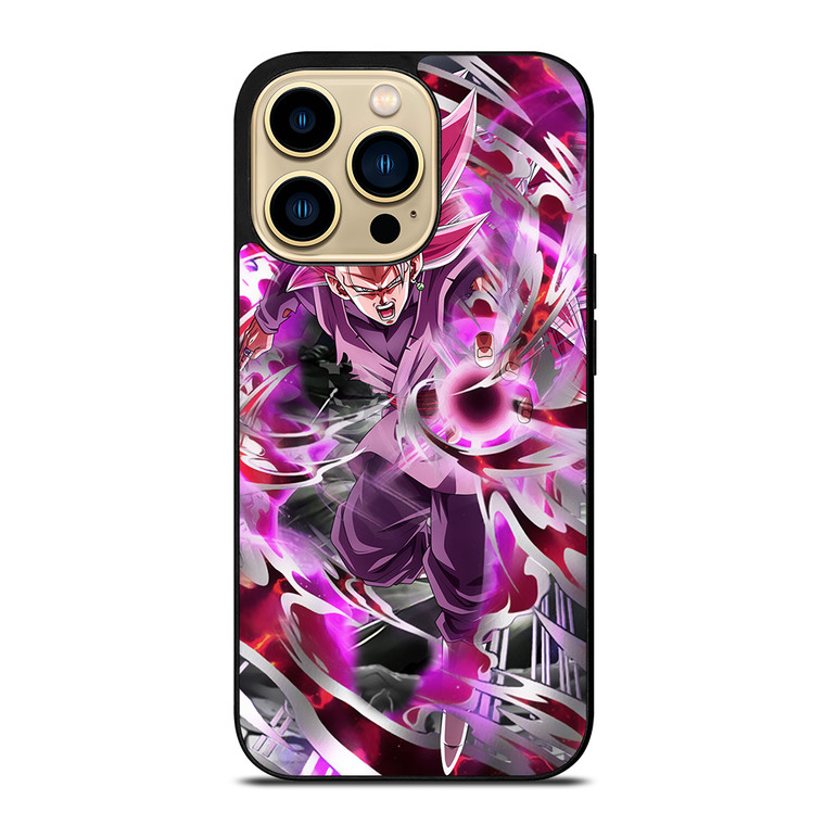 BLACK GOKU SS ROSE DRAGON BALL iPhone 14 Pro Max Case Cover